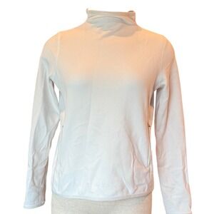 James Perse‎ Off White Mock Neck Long Sleeve Top Size 1 Small
